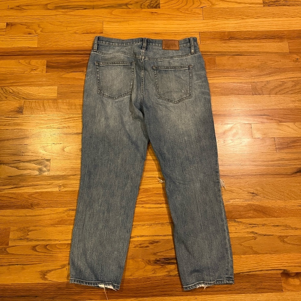 J. Crew Vintage Crop Patchwork Patch Straight Jea… - image 5